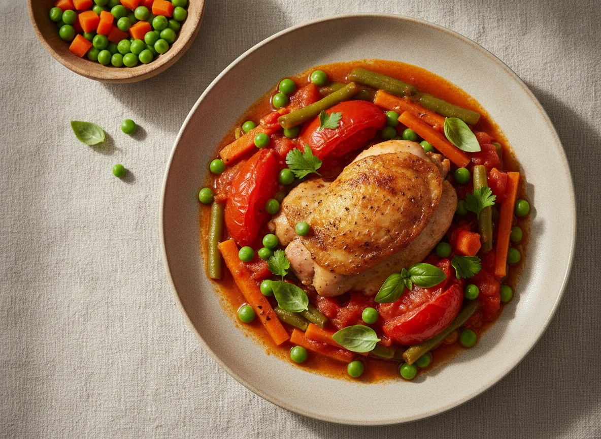 Chicken with Mixed Vegetables photo