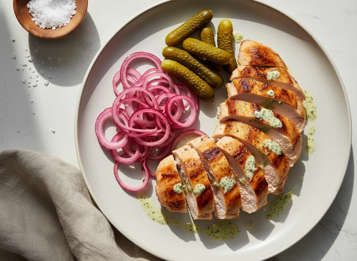 Chicken with Pickled Vegetables photo