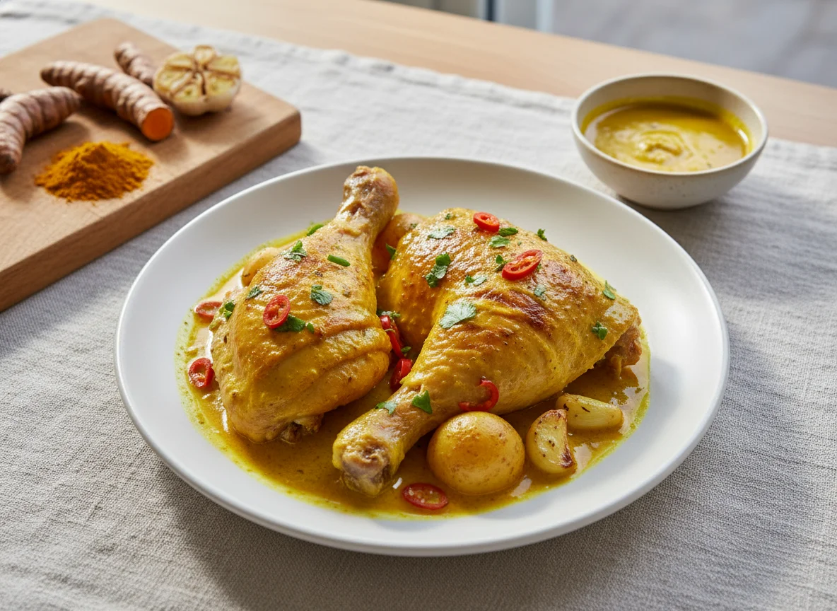 Chicken with Turmeric Sauce photo
