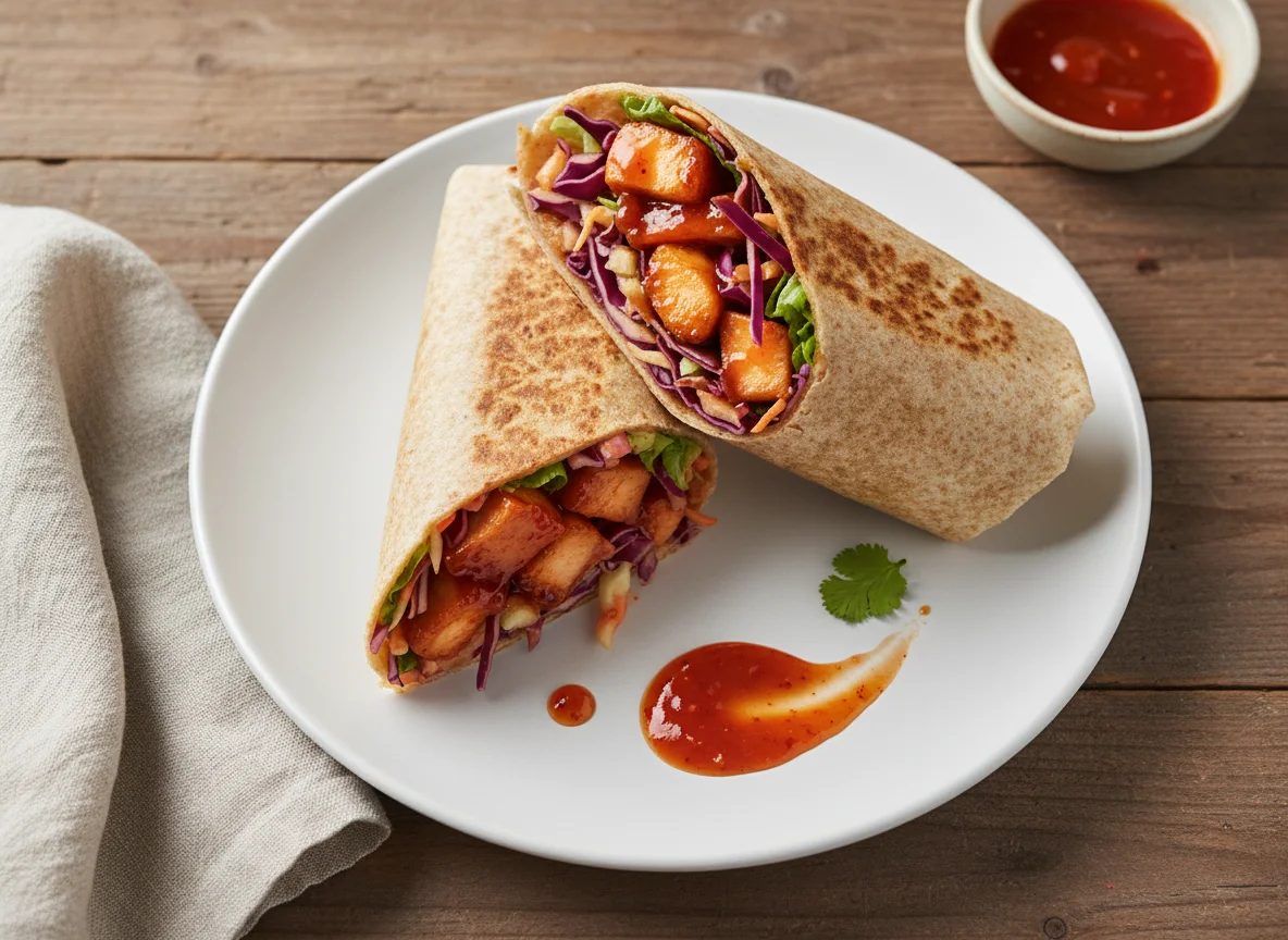 Chicken Wrap with Sweet Sauce photo
