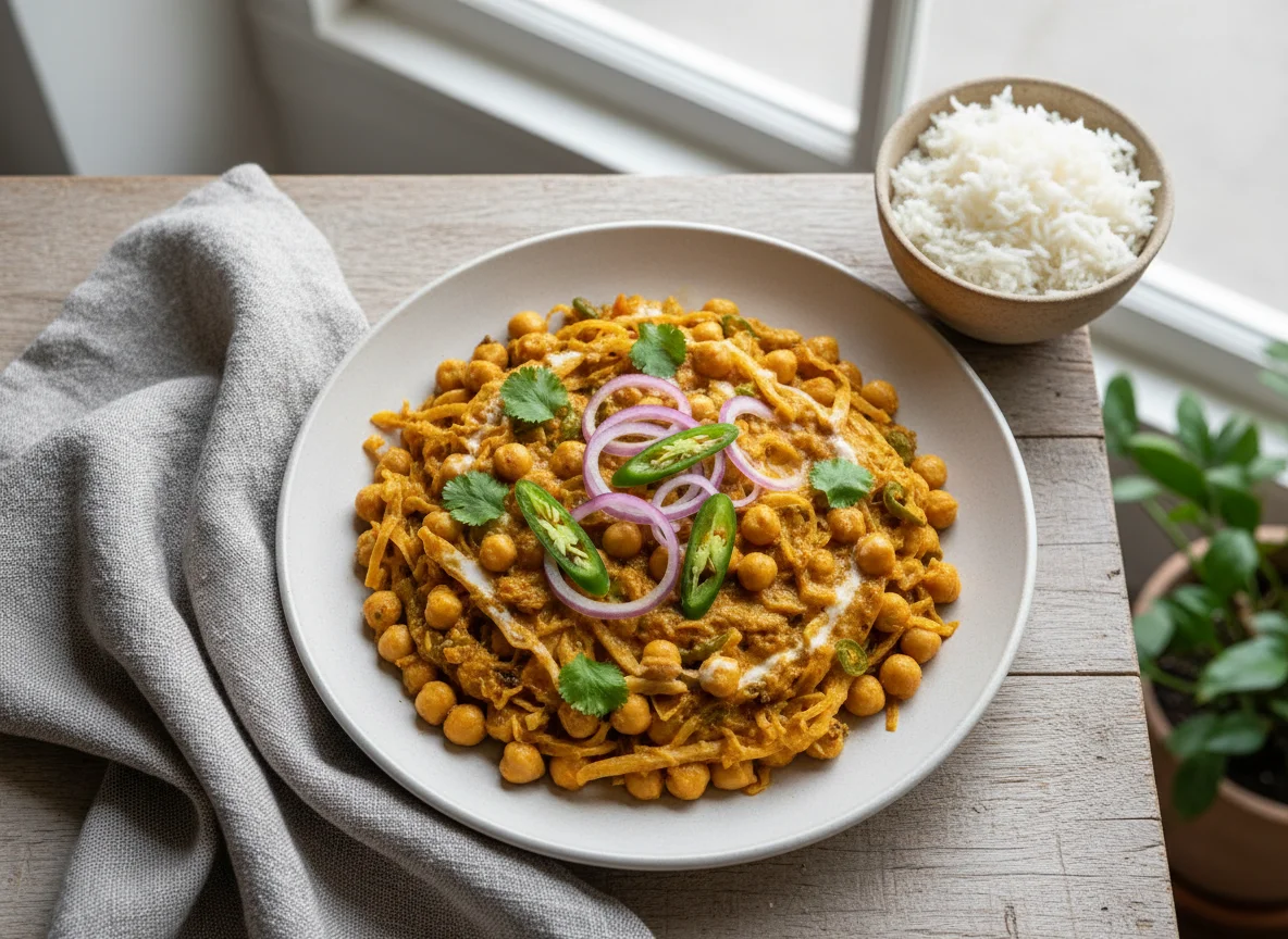 Chickpea and Cabbage Curry photo