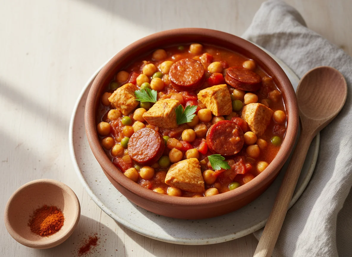 Chickpea and Chicken Stew photo