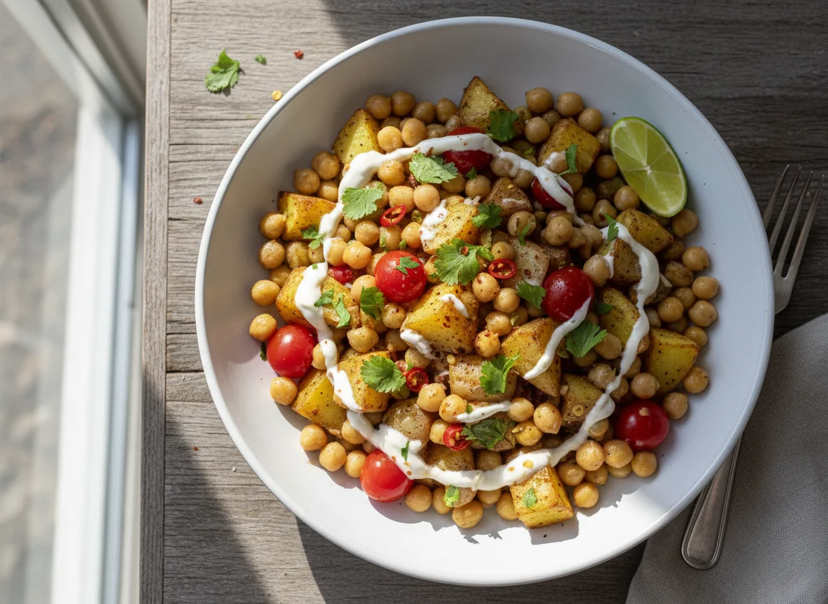 Chickpea and Potato Salad (Chana Aloo Chaat) photo