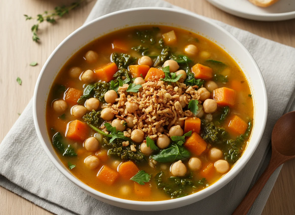 Chickpea and Vegetable Soup photo