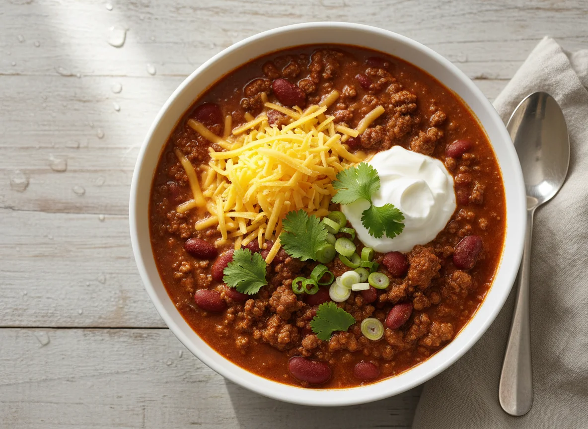 Chili with Toppings photo