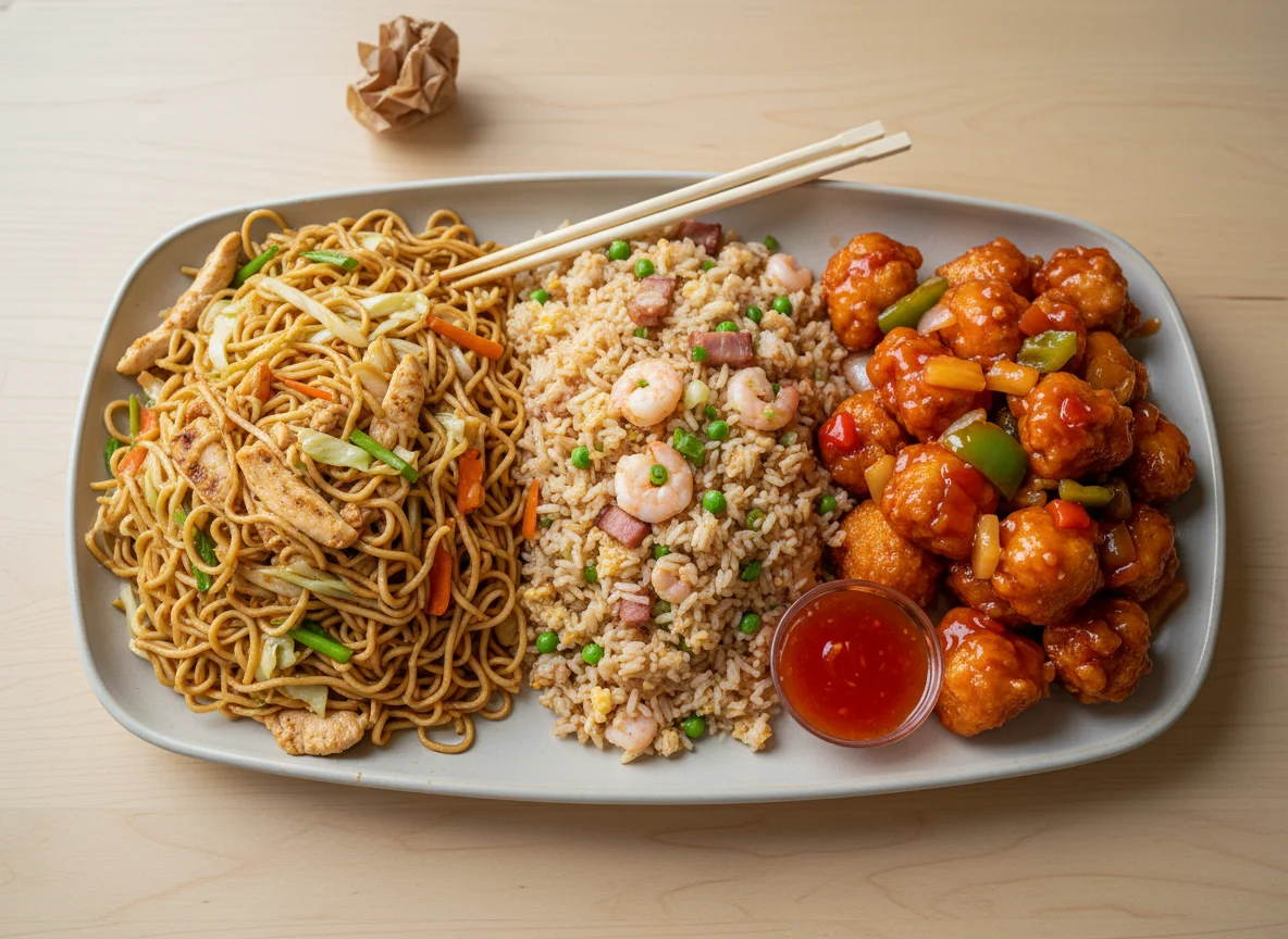Chinese Takeaway Platter photo