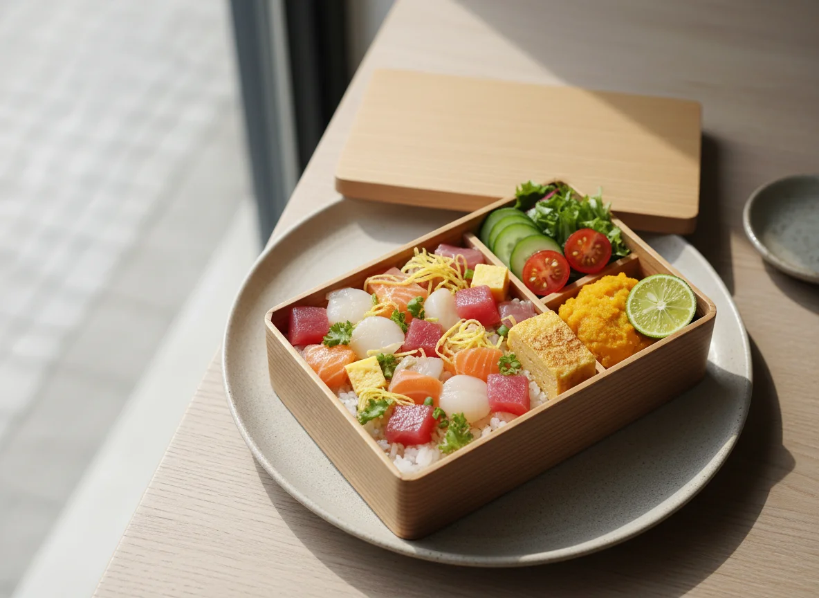 Chirashi Bento Box photo