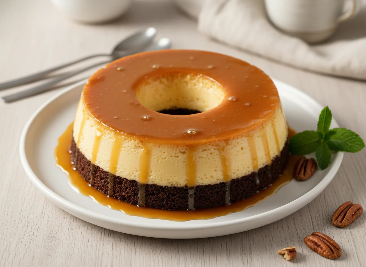 Chocoflan Cake photo