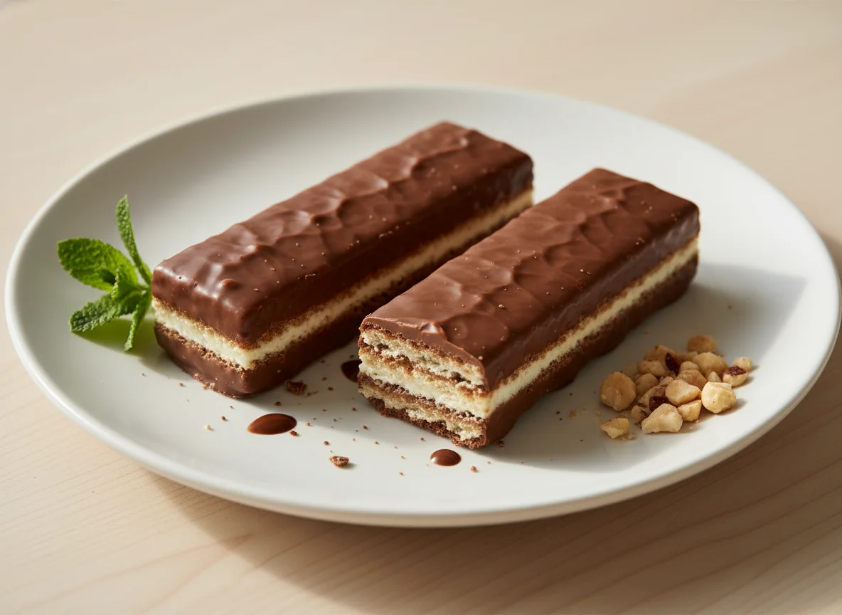 Chocolate and Cream Wafer Bar photo