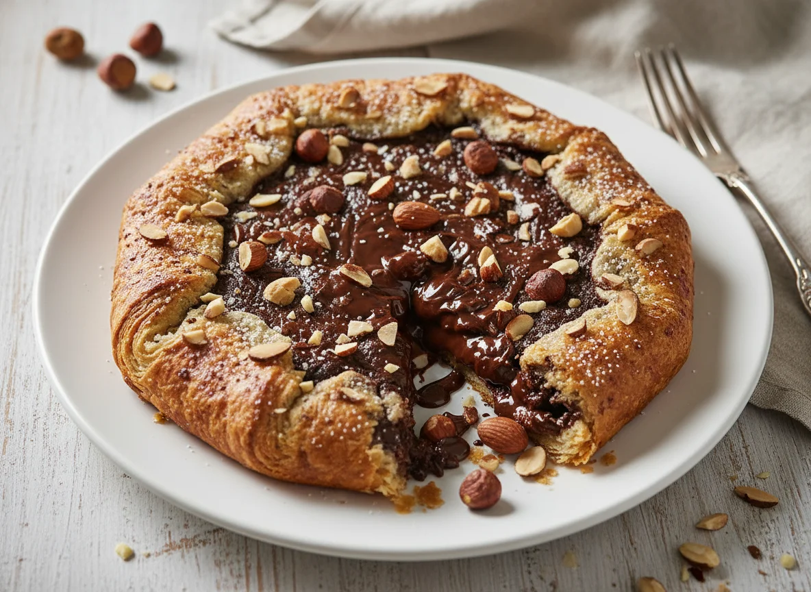 Chocolate and Nut Pastry photo