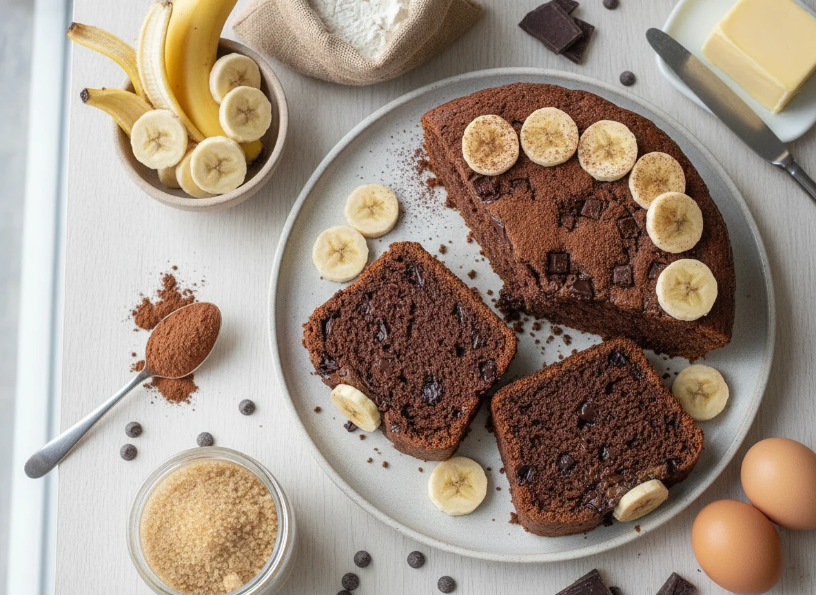 Chocolate Banana Cake photo
