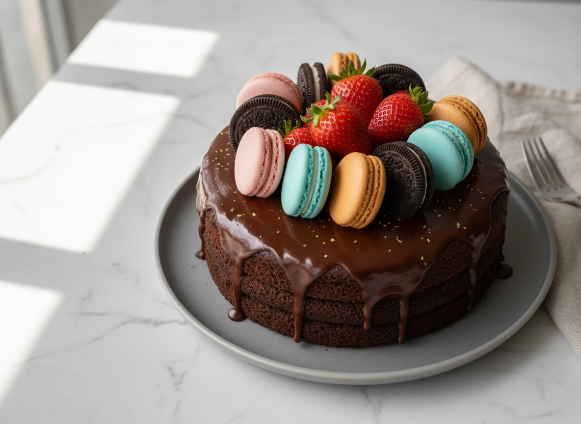 Chocolate Celebration Cake photo