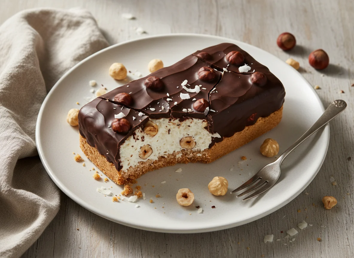 Chocolate Coconut Bar with Nuts photo