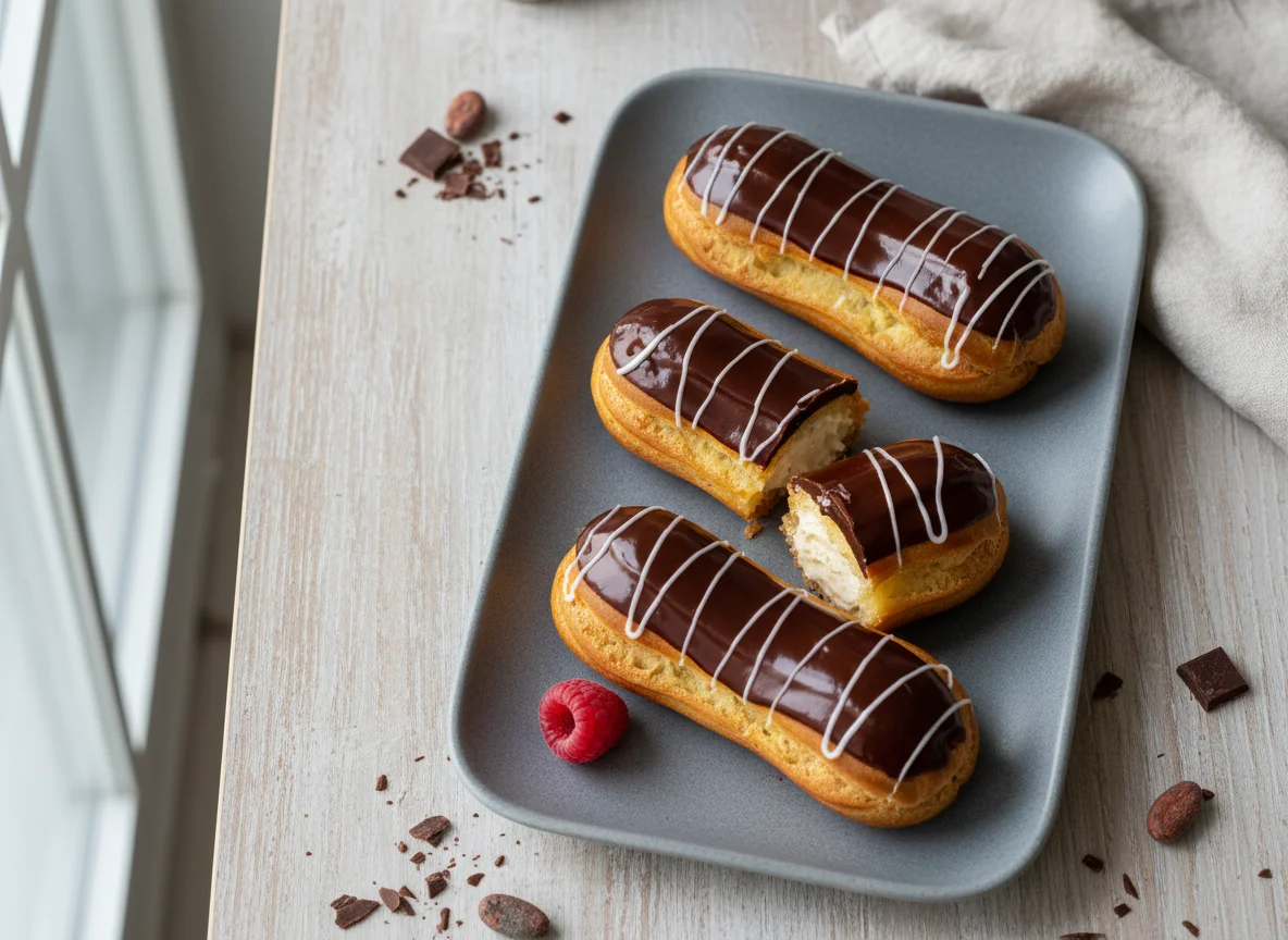 Chocolate Eclairs photo