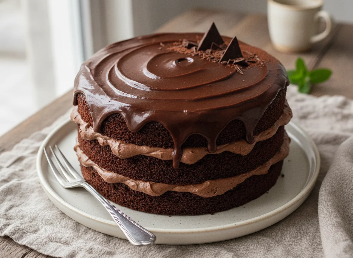 Chocolate Ganache Cake photo