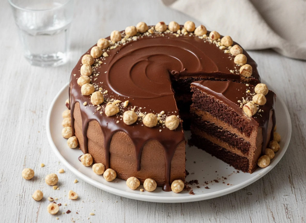 Chocolate Hazelnut Cake photo