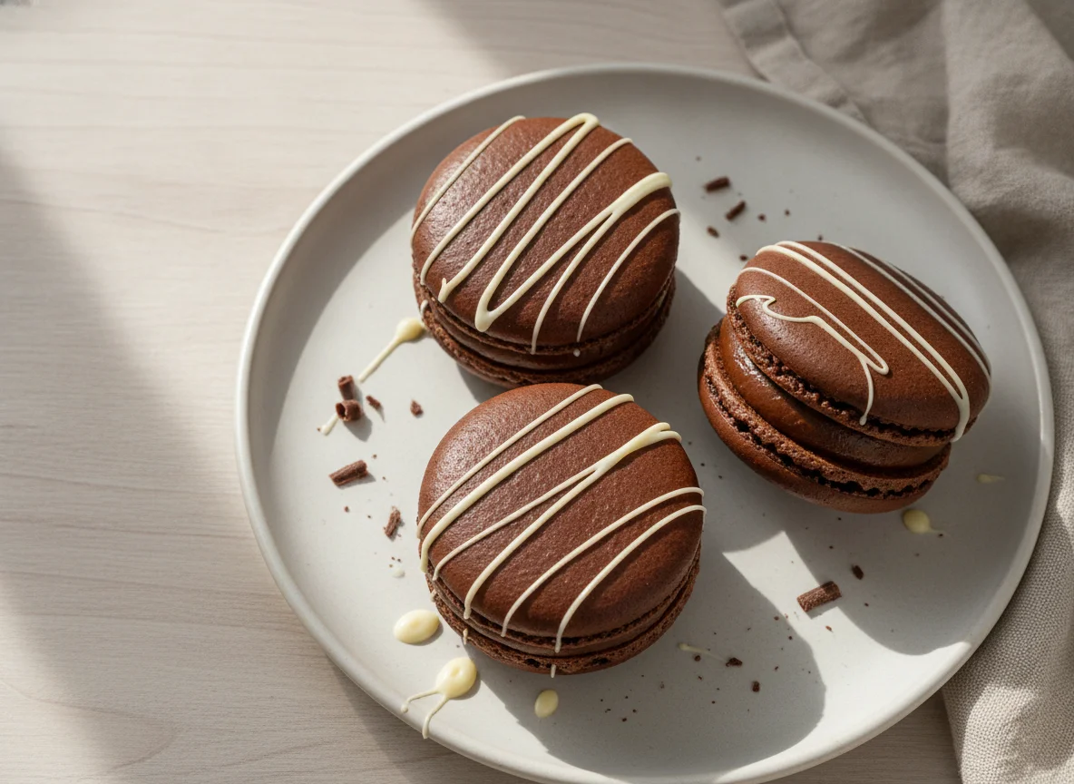 Chocolate Macaron photo