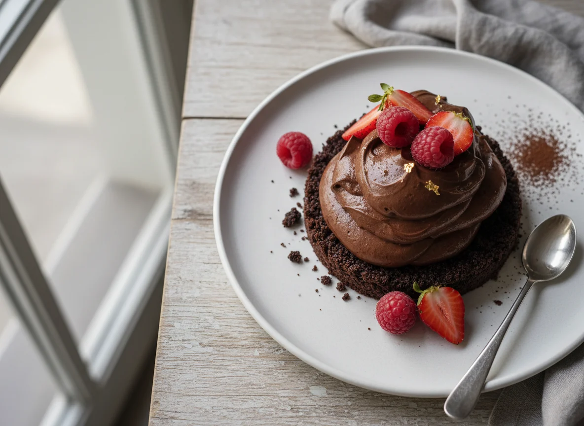 Chocolate Mousse Dessert photo