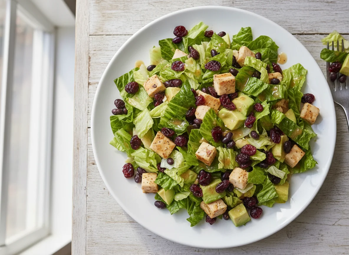 Chopped Salad with Chicken and Cranberries photo