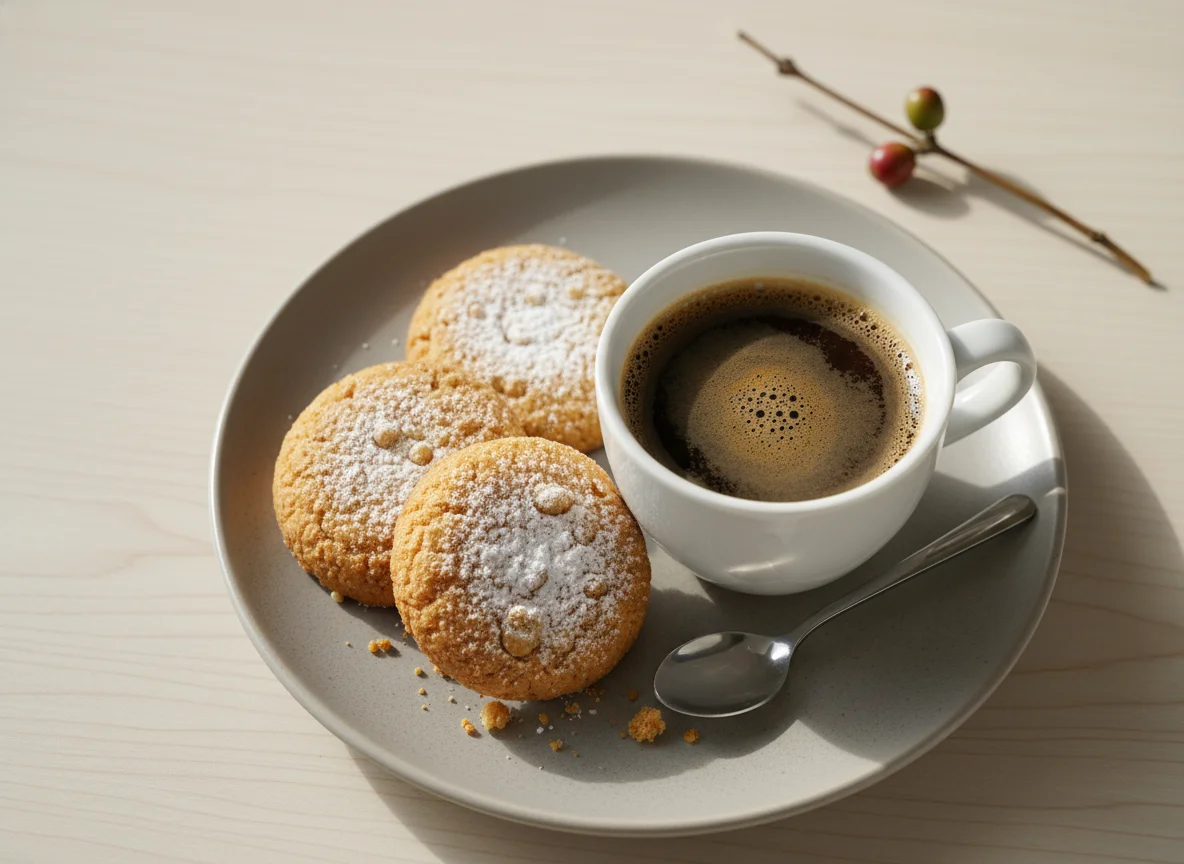 Coffee and Polvoron photo