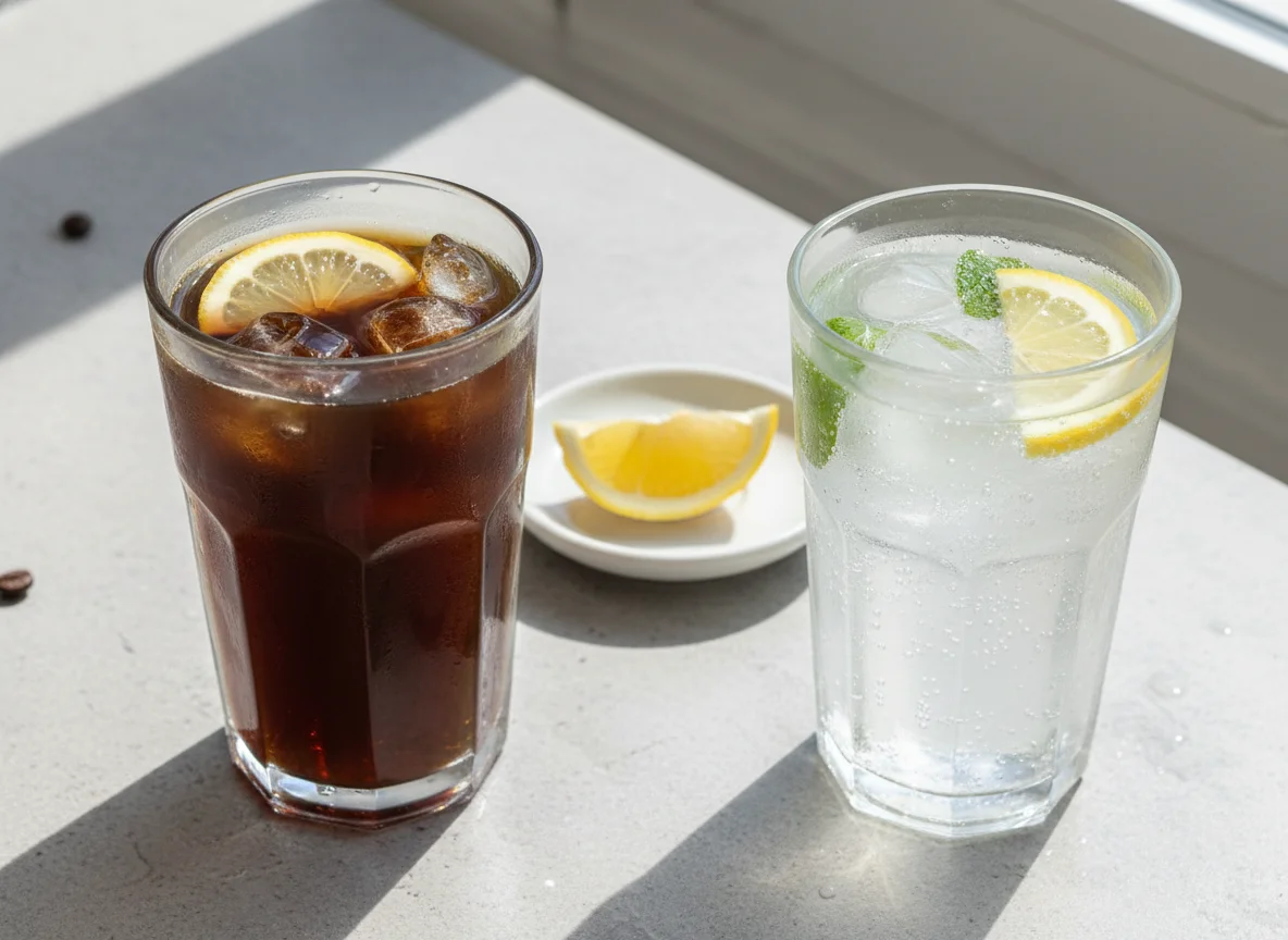 Coffee and Sparkling Water photo