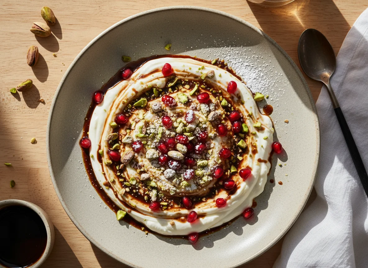 Coffee and Yogurt Dessert photo