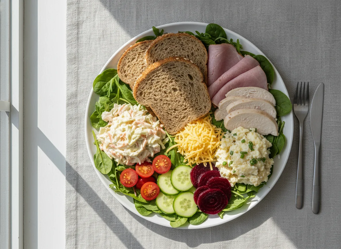 Cold Meat and Salad Platter photo