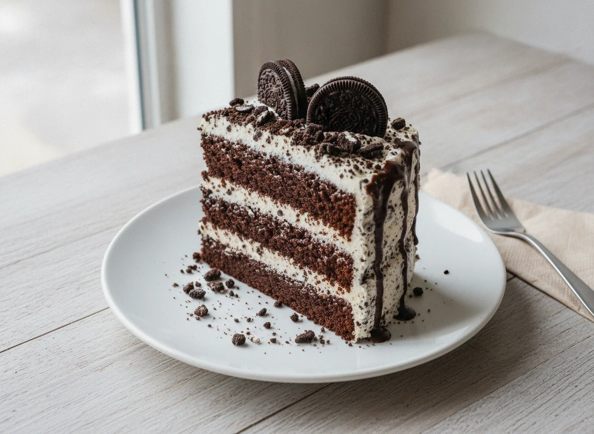 Cookies and Cream Chocolate Cake photo
