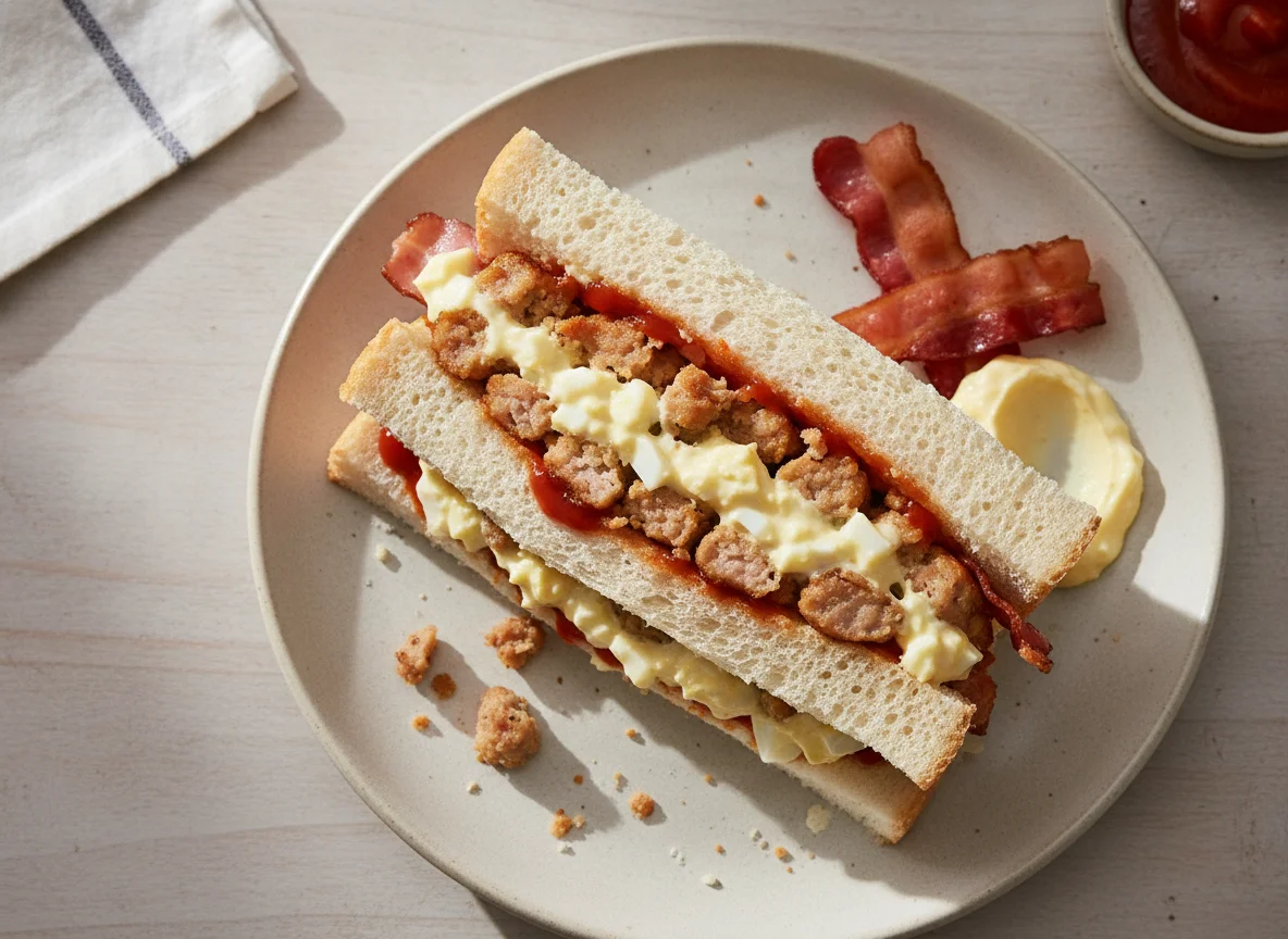 Co-op All Day Breakfast Sandwich photo