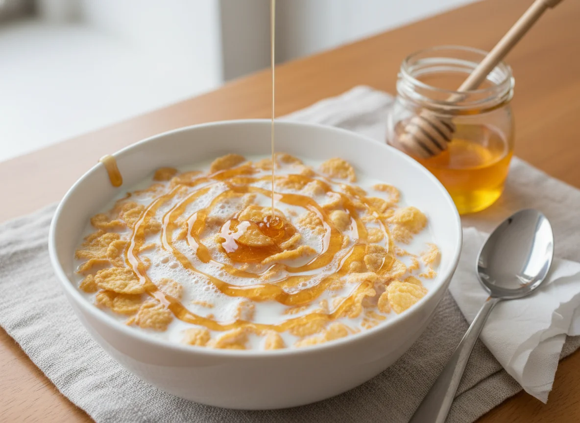 Cornflakes with Milk and Honey photo
