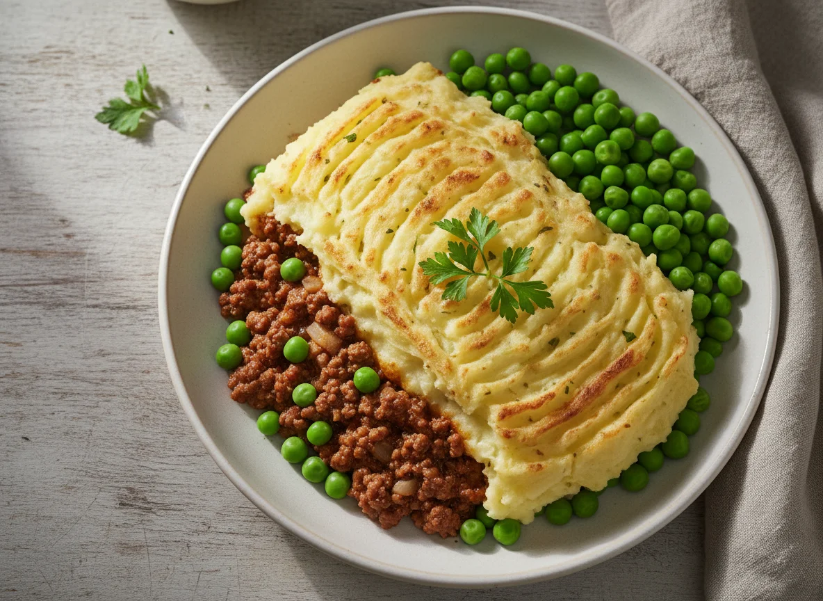 Cottage Pie with Peas photo