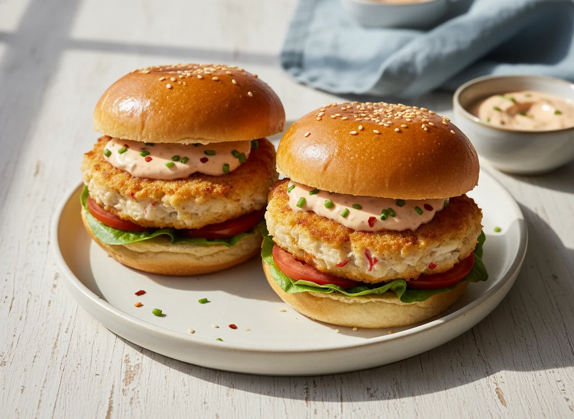 Crabmeat sliders photo