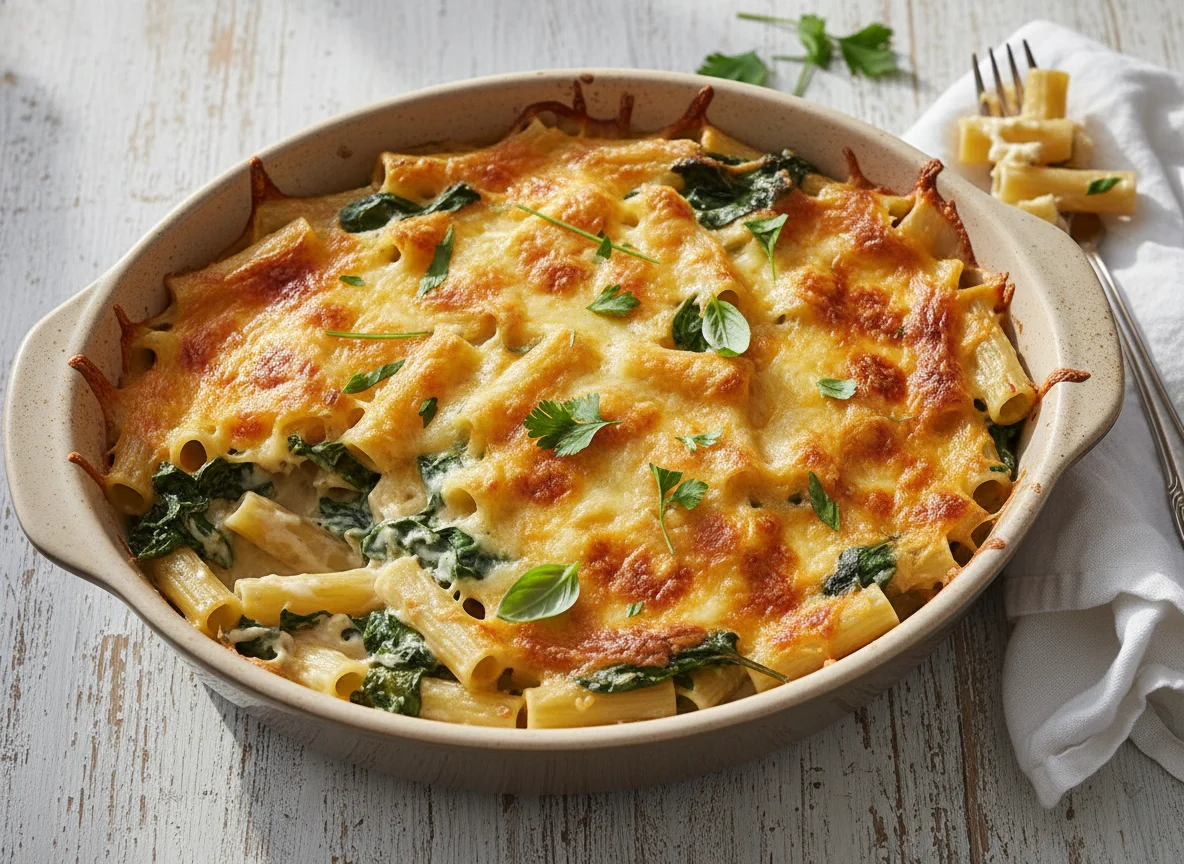 Creamy Baked Pasta or Gratin photo