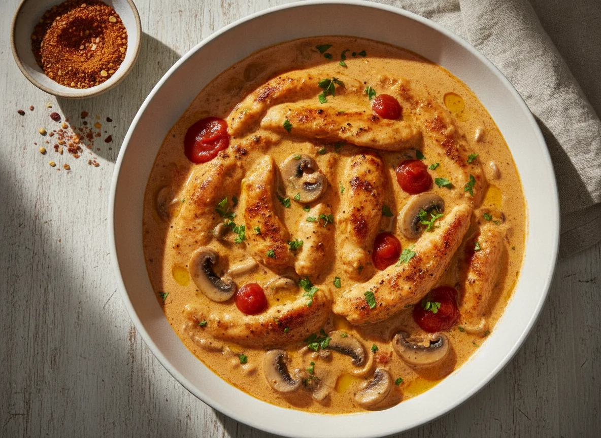 creamy Cajun chicken photo