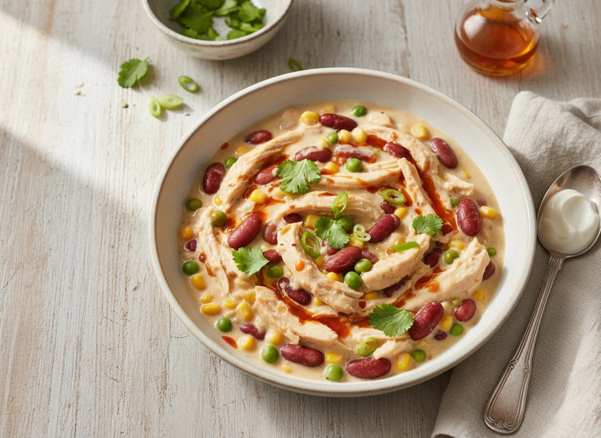 Creamy Chicken and Bean Chili photo