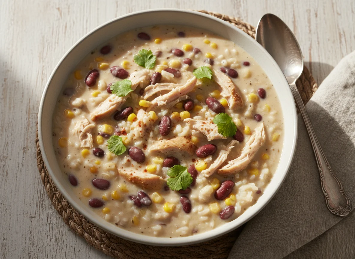 Creamy Chicken and Bean Soup photo