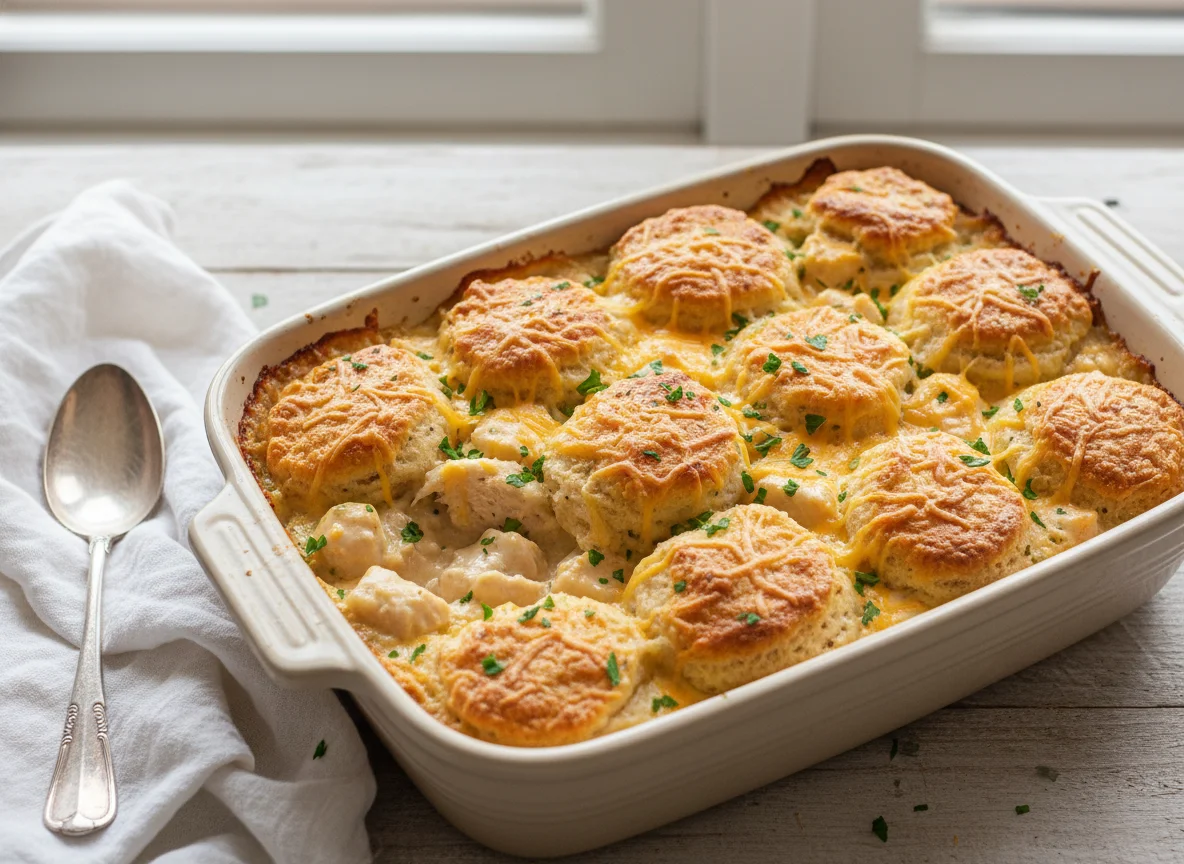 Creamy Chicken and Biscuit Casserole photo