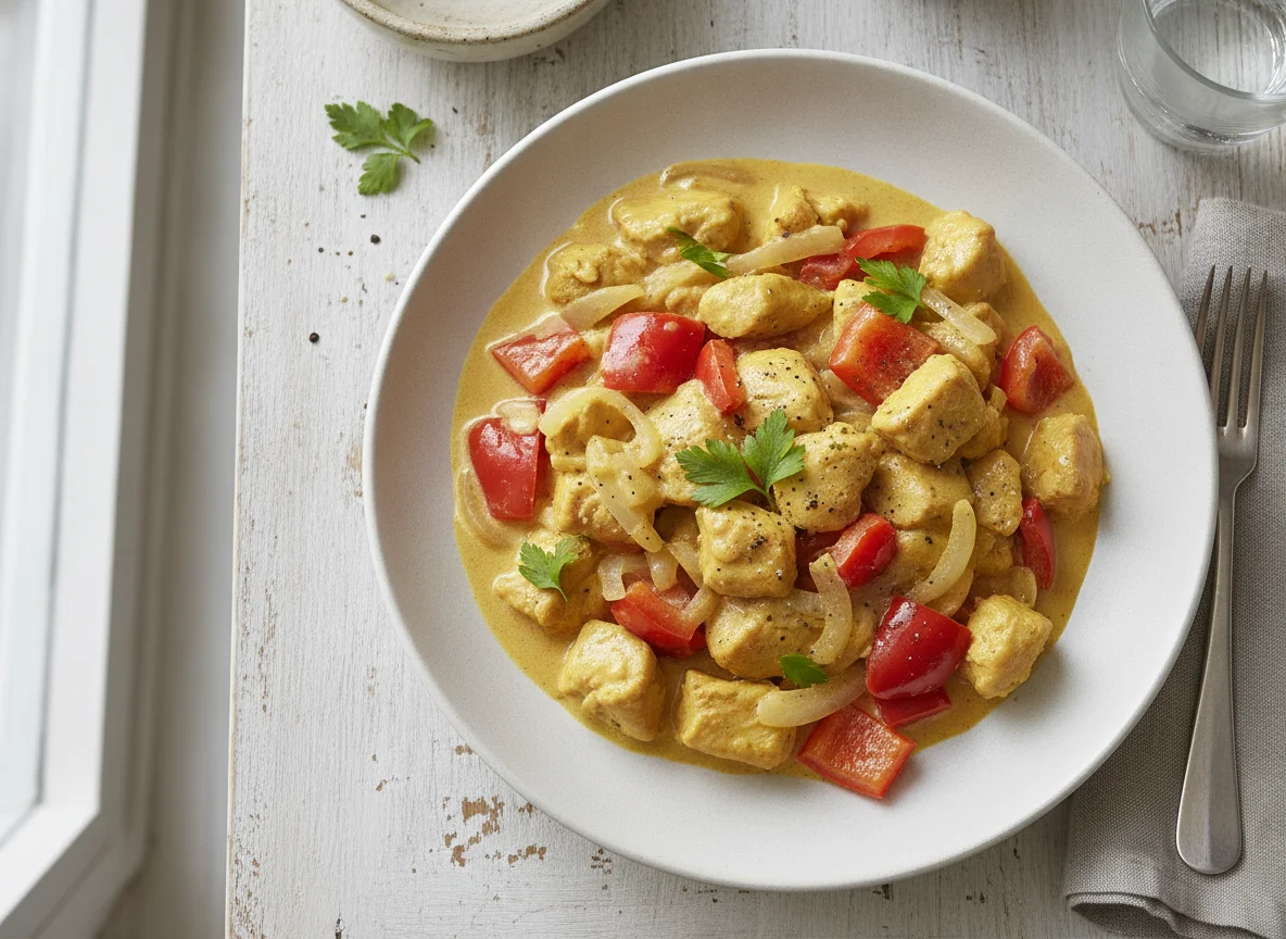 Creamy Chicken and Pepper Stew photo