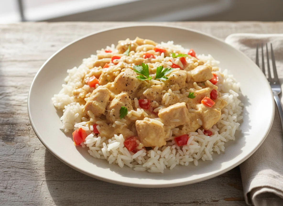 Creamy Chicken and Rice photo