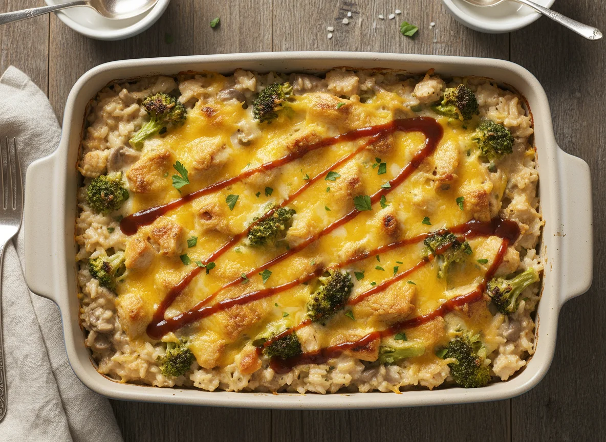 Creamy Chicken, Broccoli, and Rice Casserole photo