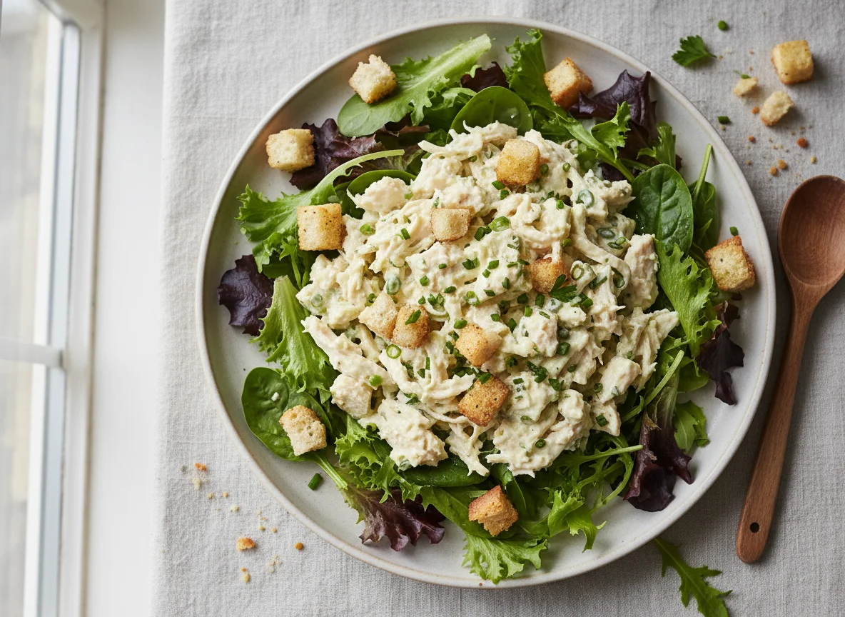 Creamy Chicken Salad with Lettuce photo