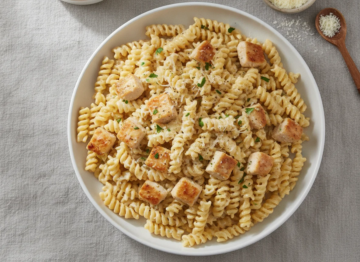 Creamy Fusilli Pasta photo