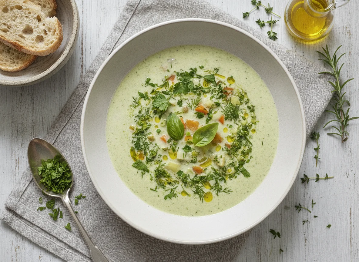 Creamy Herb Soup photo