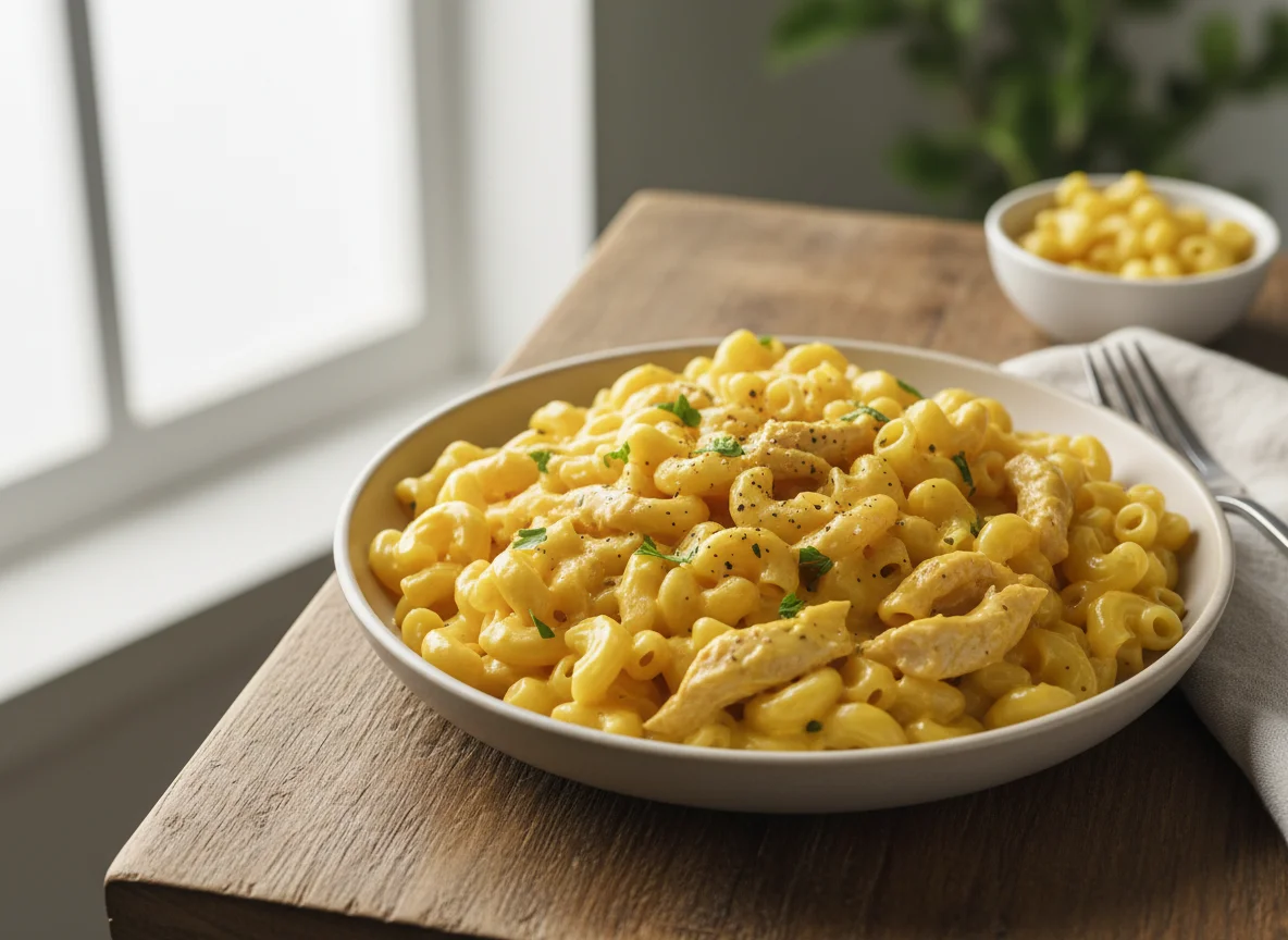 Creamy Macaroni with Chicken photo