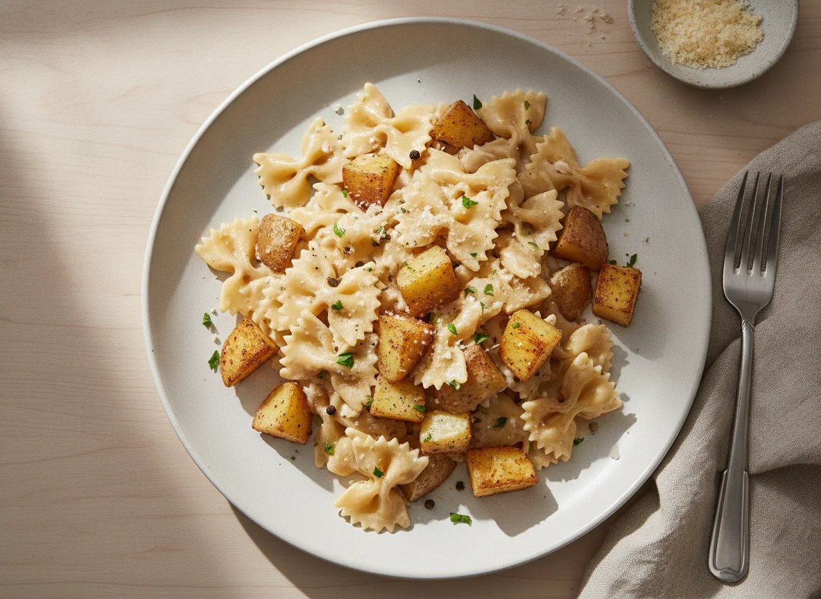 Creamy Pasta and Potatoes photo