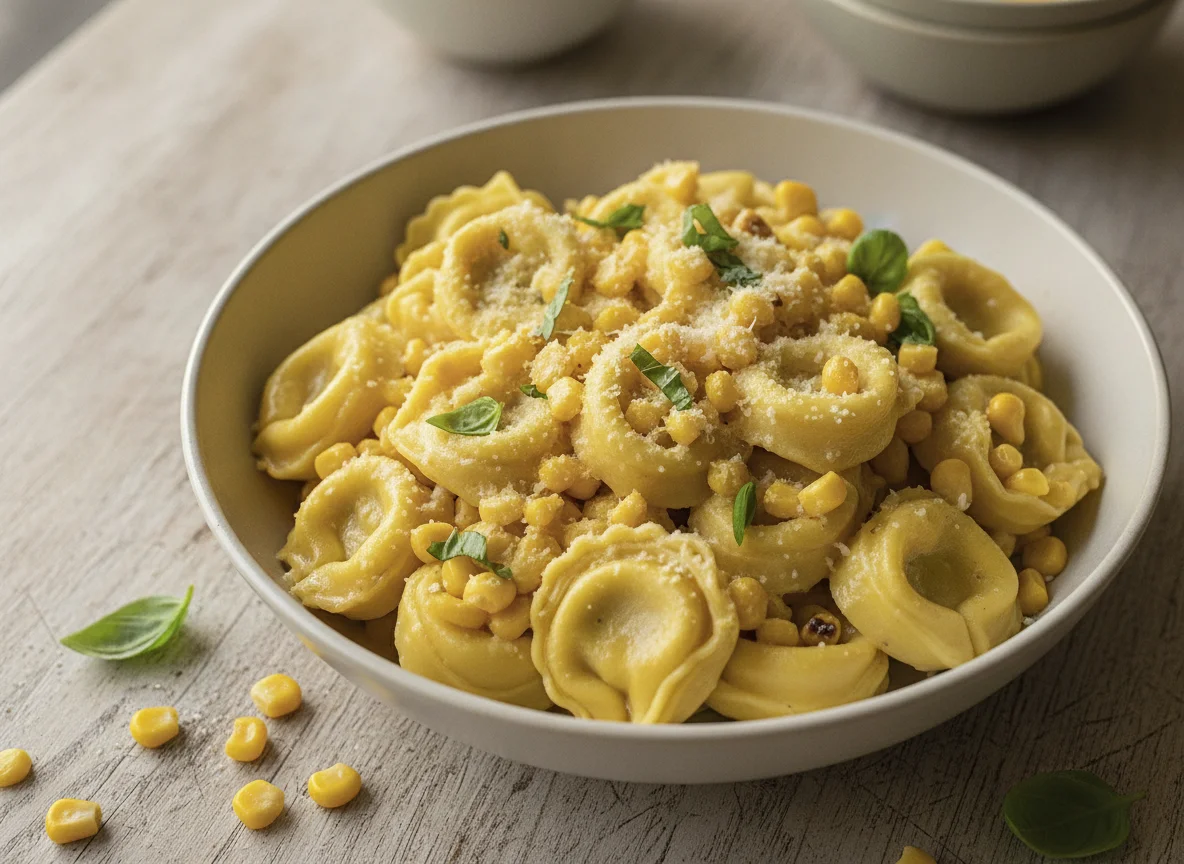 Creamy Pasta with Corn photo