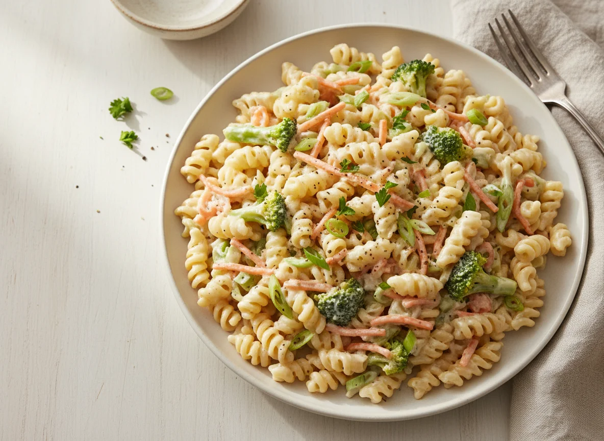 Creamy Pasta with Vegetables photo