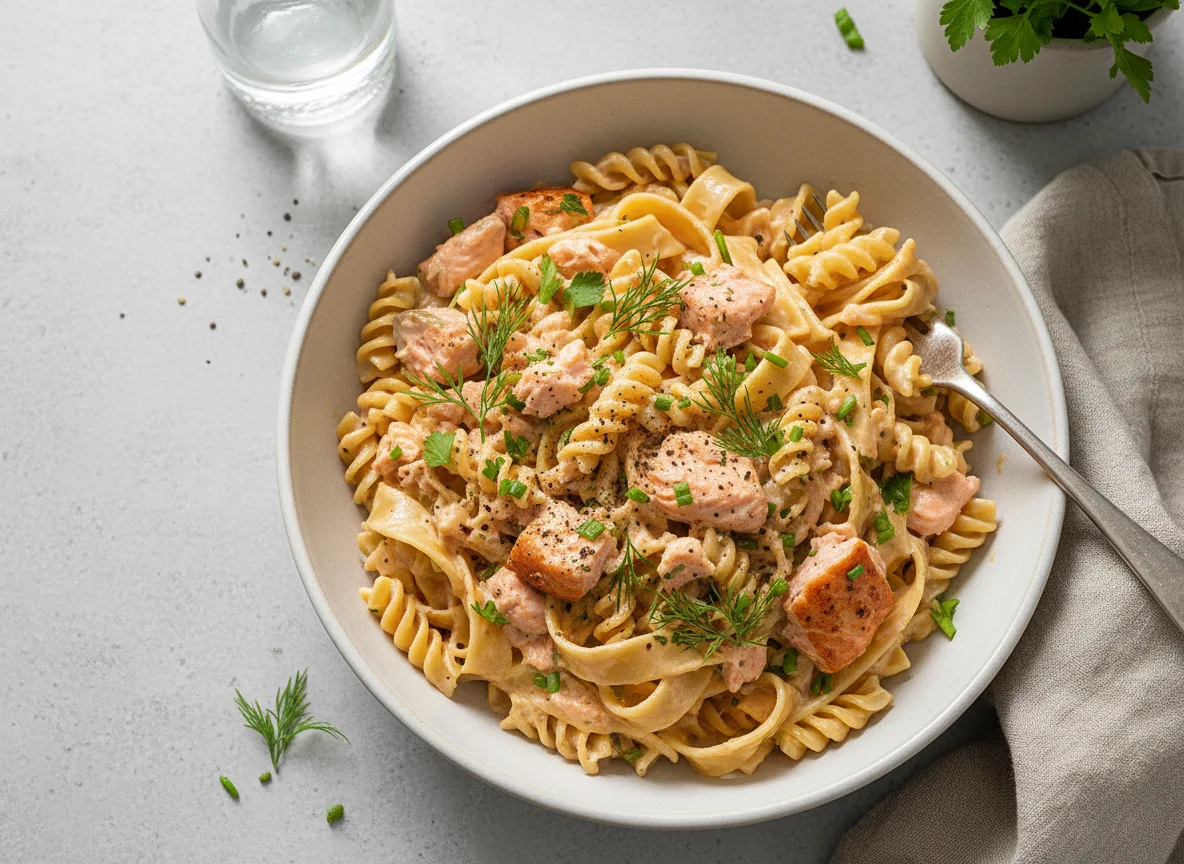 Creamy Salmon Pasta photo