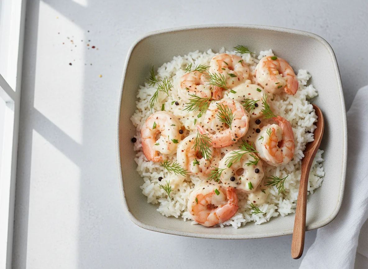 Creamy Shrimp and Rice Box photo