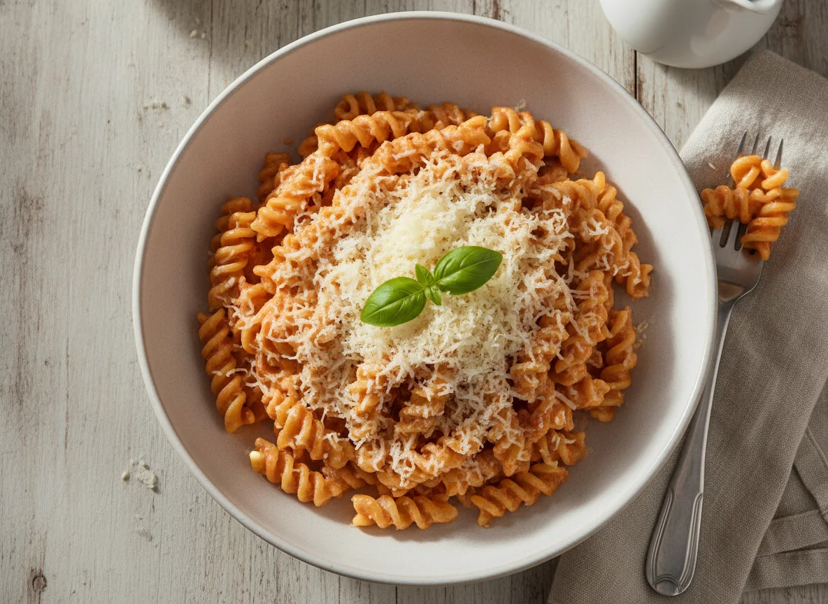 Creamy Tomato Pasta with Cheese photo